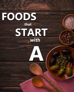 foods that start with A